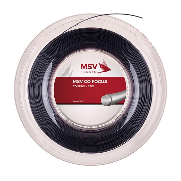 MSV Co Focus Tennissaite 200m 1,18mm schwarz
